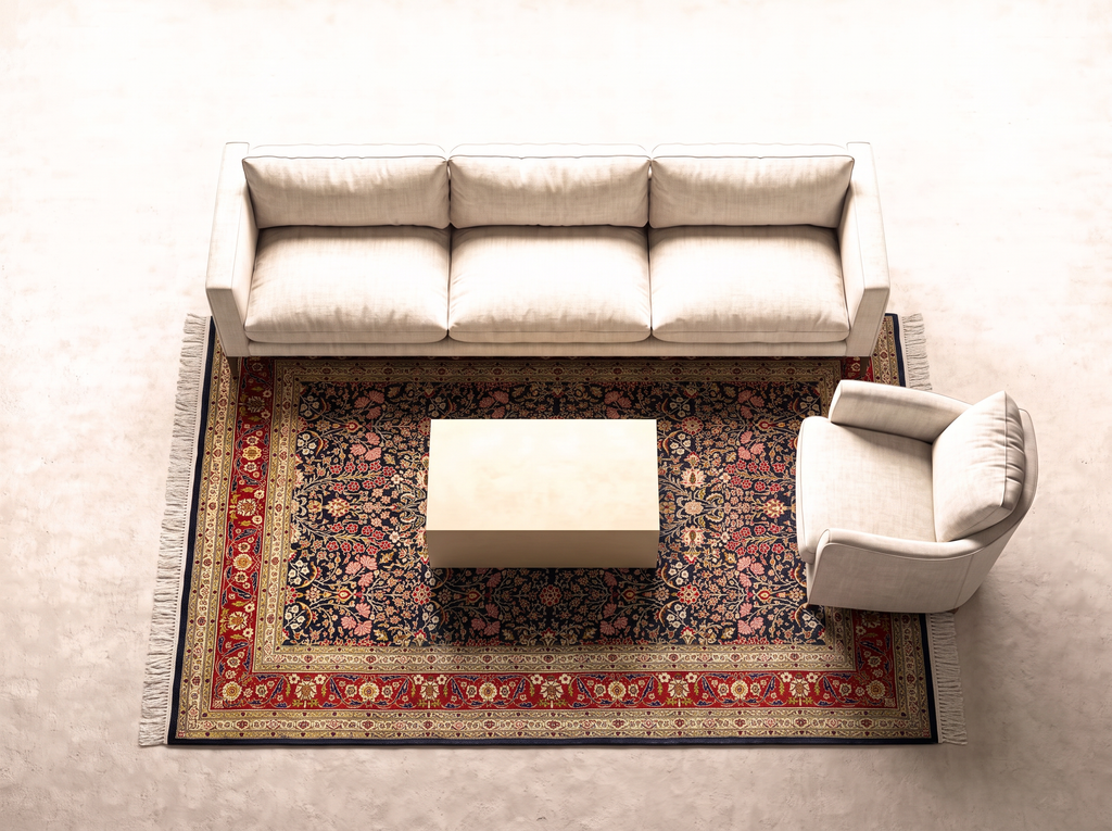 Hereke 164x109 cm i vardagsrum
