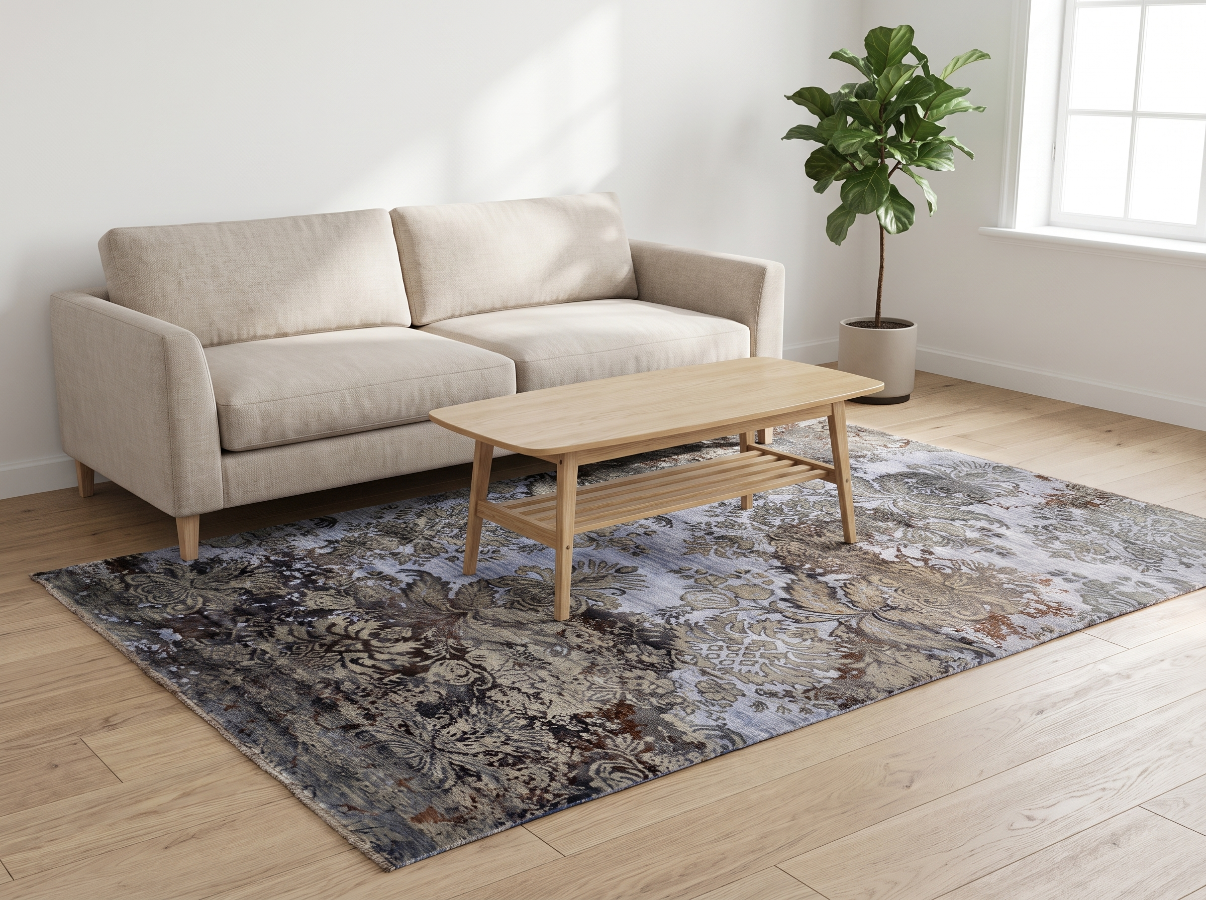 Miljöbild: Damask 307x203 cm