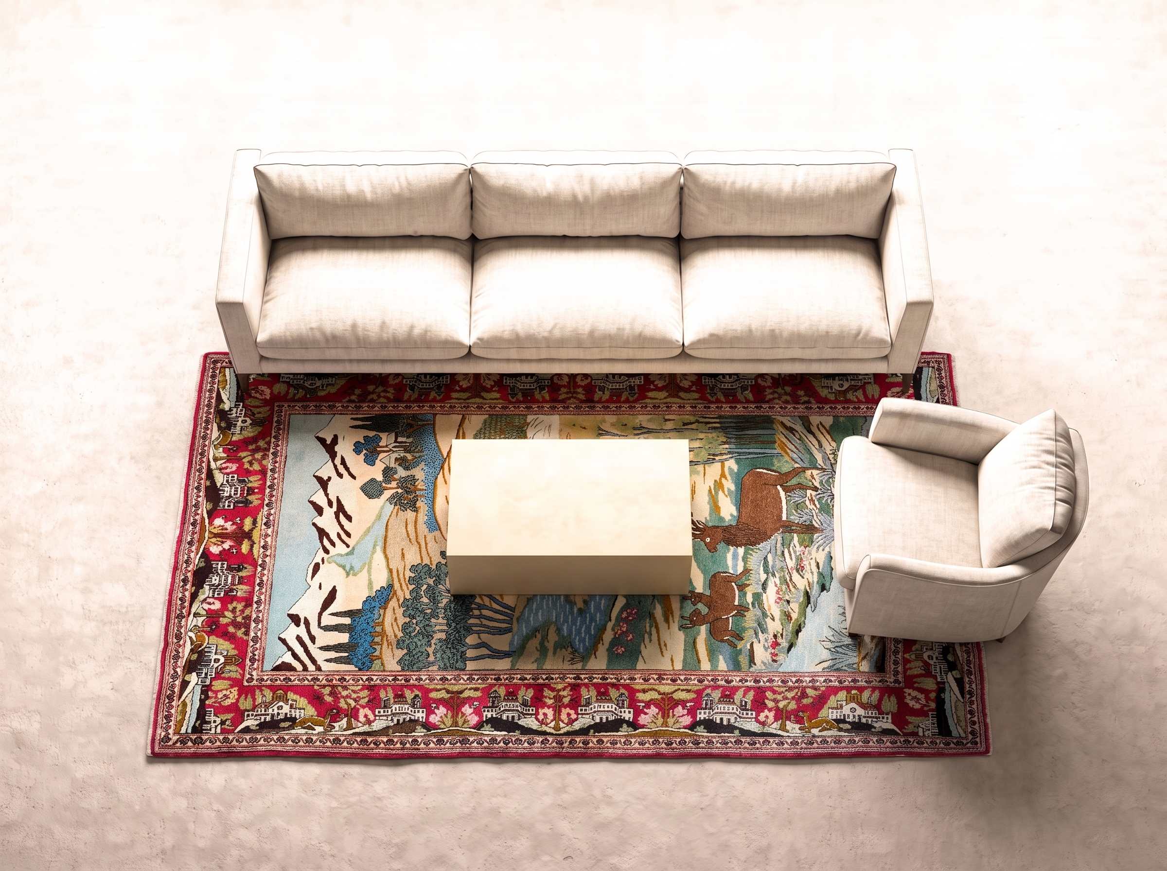 Kashan 206x134 cm i vardagsrum