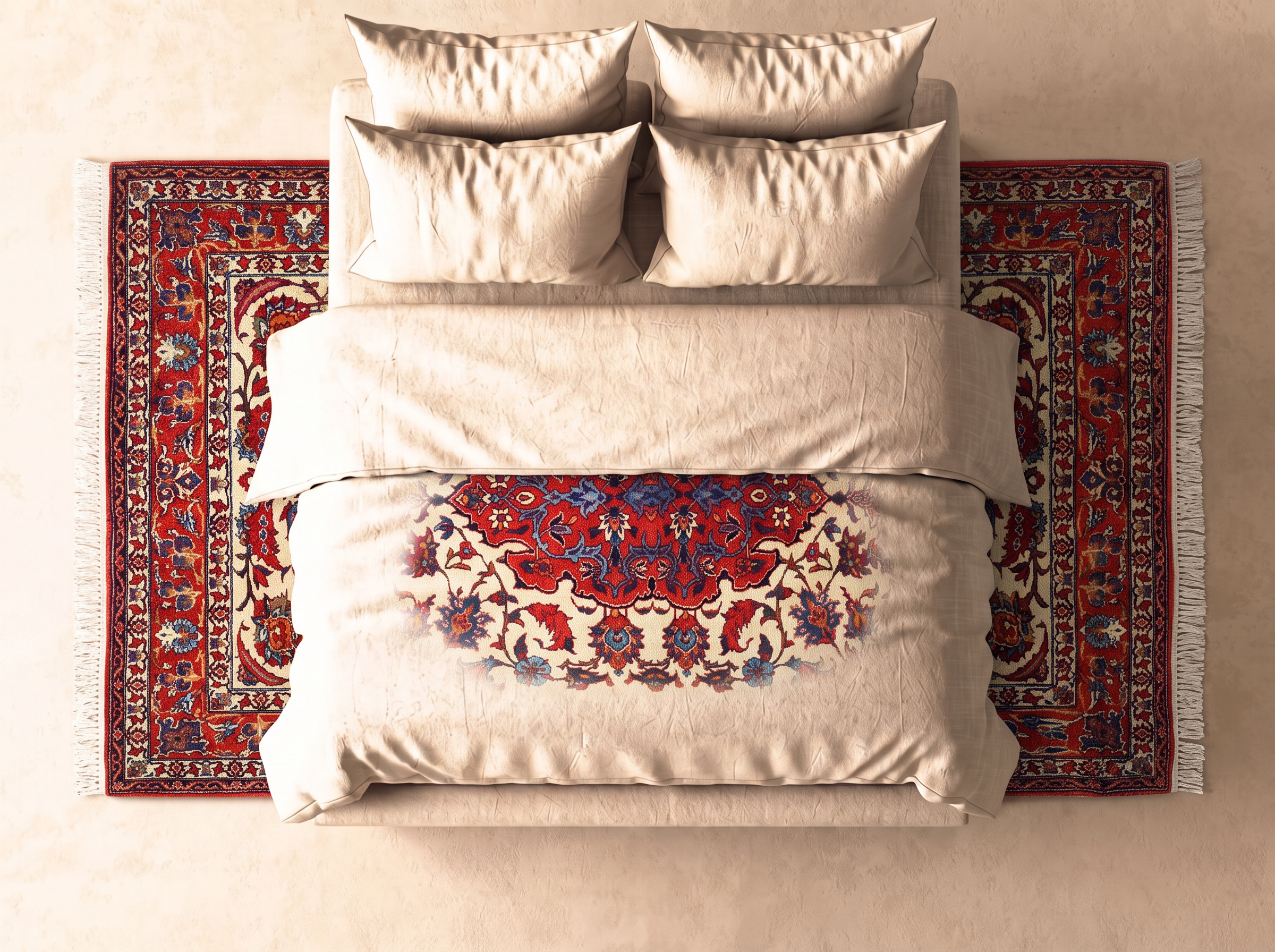 Esfahan antik 143x101 cm i sovrum