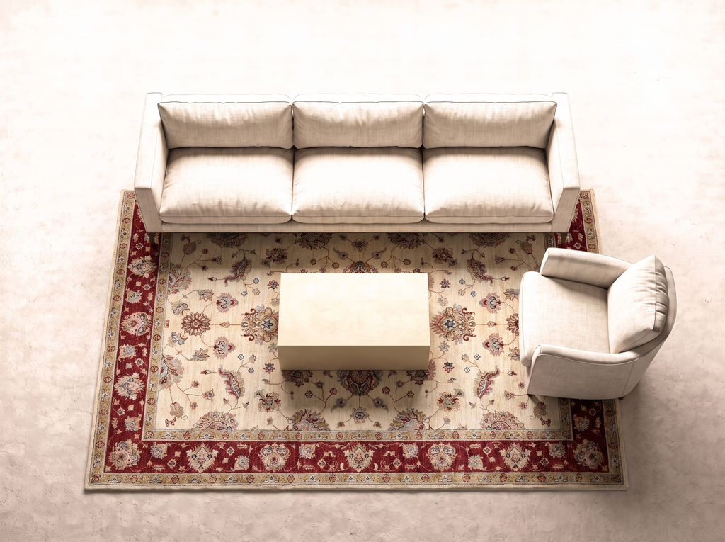 Ziglar 244x174 cm i vardagsrum