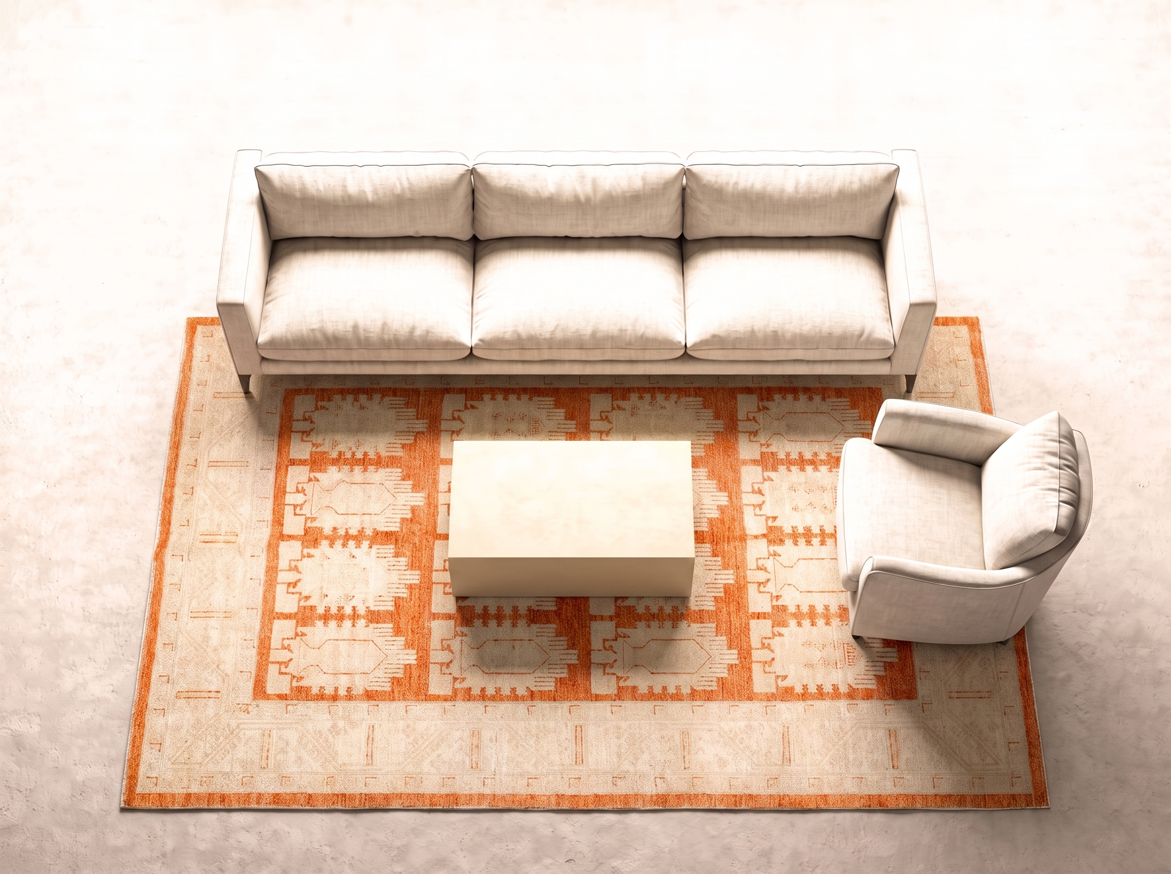 Ziglar 240x177 cm i vardagsrum