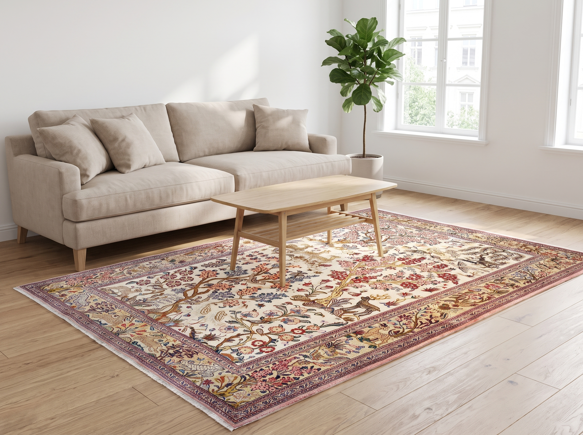 Miljöbild: Kashan (Semi Antik) 207x139 cm