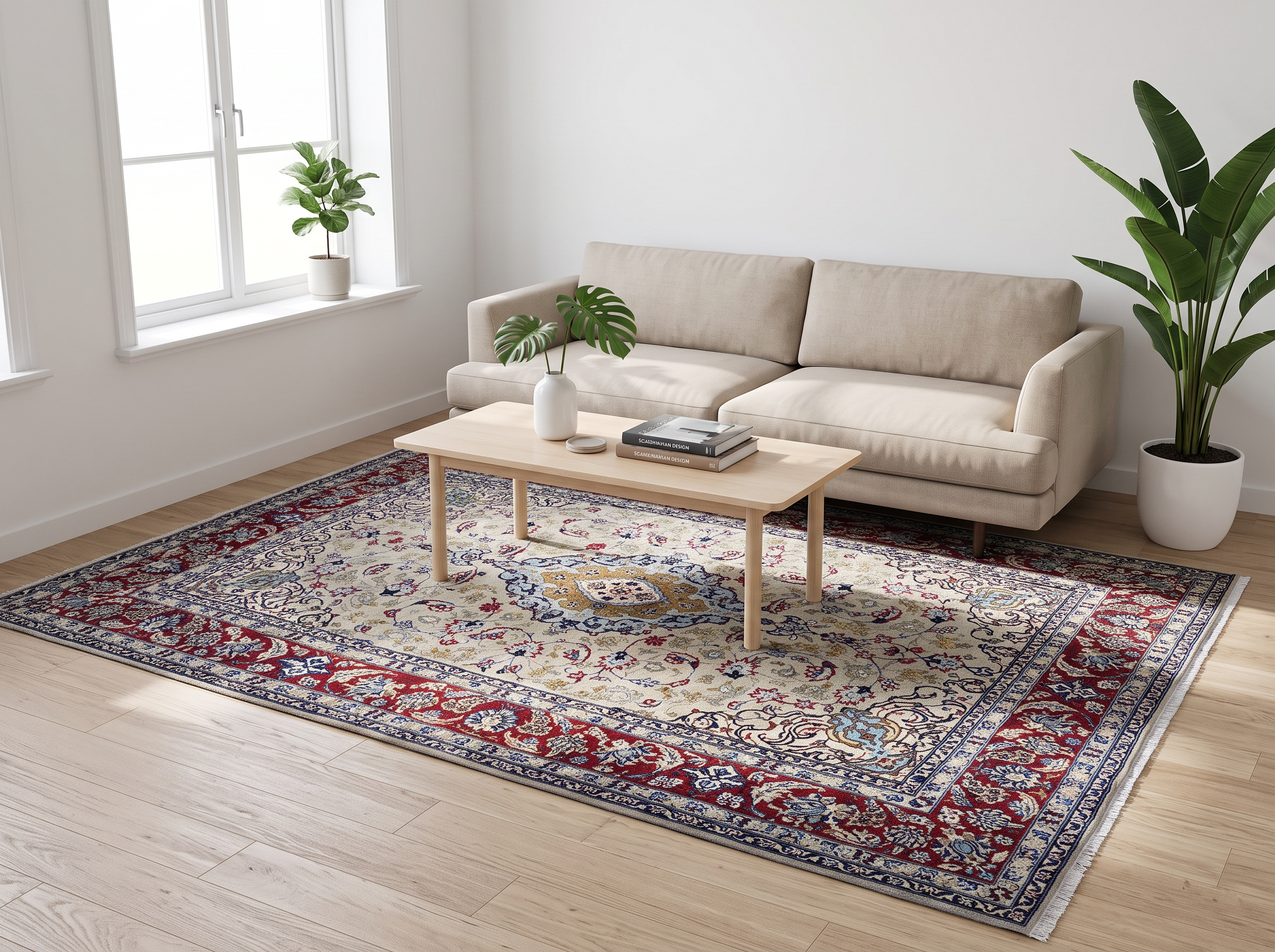 Miljöbild: Tabriz 335x207 cm