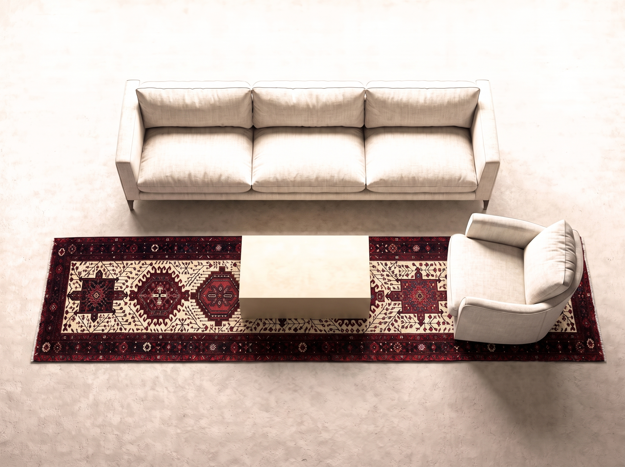 Garage 442x102 cm i vardagsrum