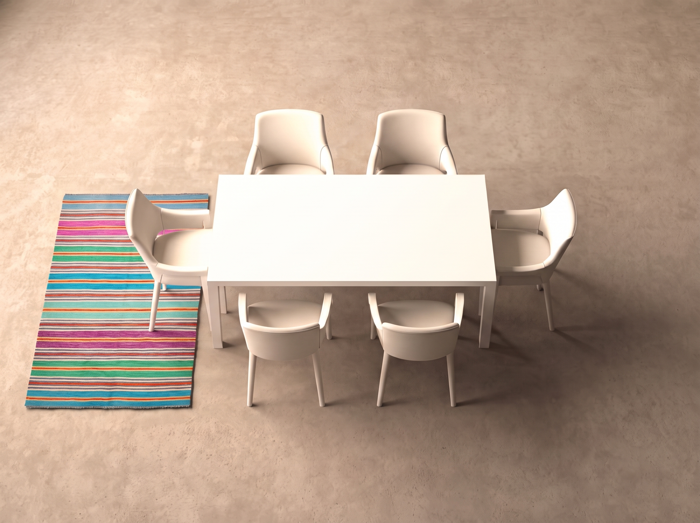Kelim 207x109 cm i matplatsen