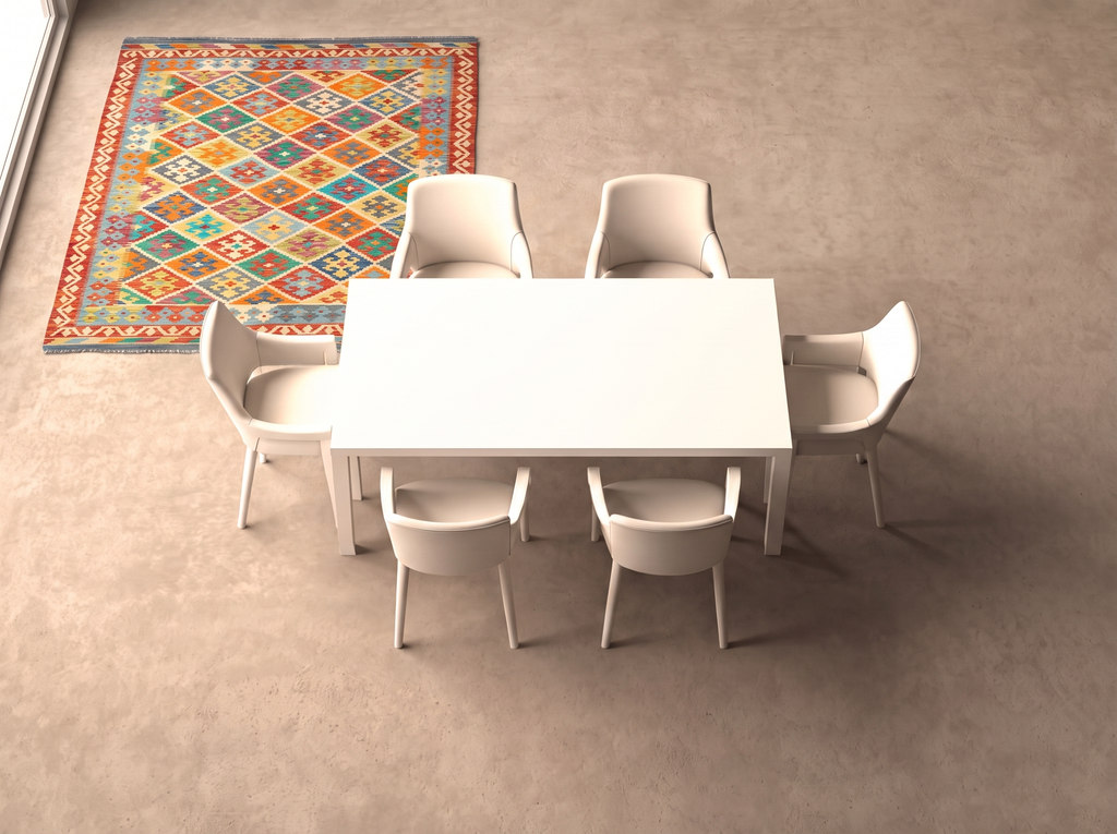 Kelim 197x154 cm i matplatsen