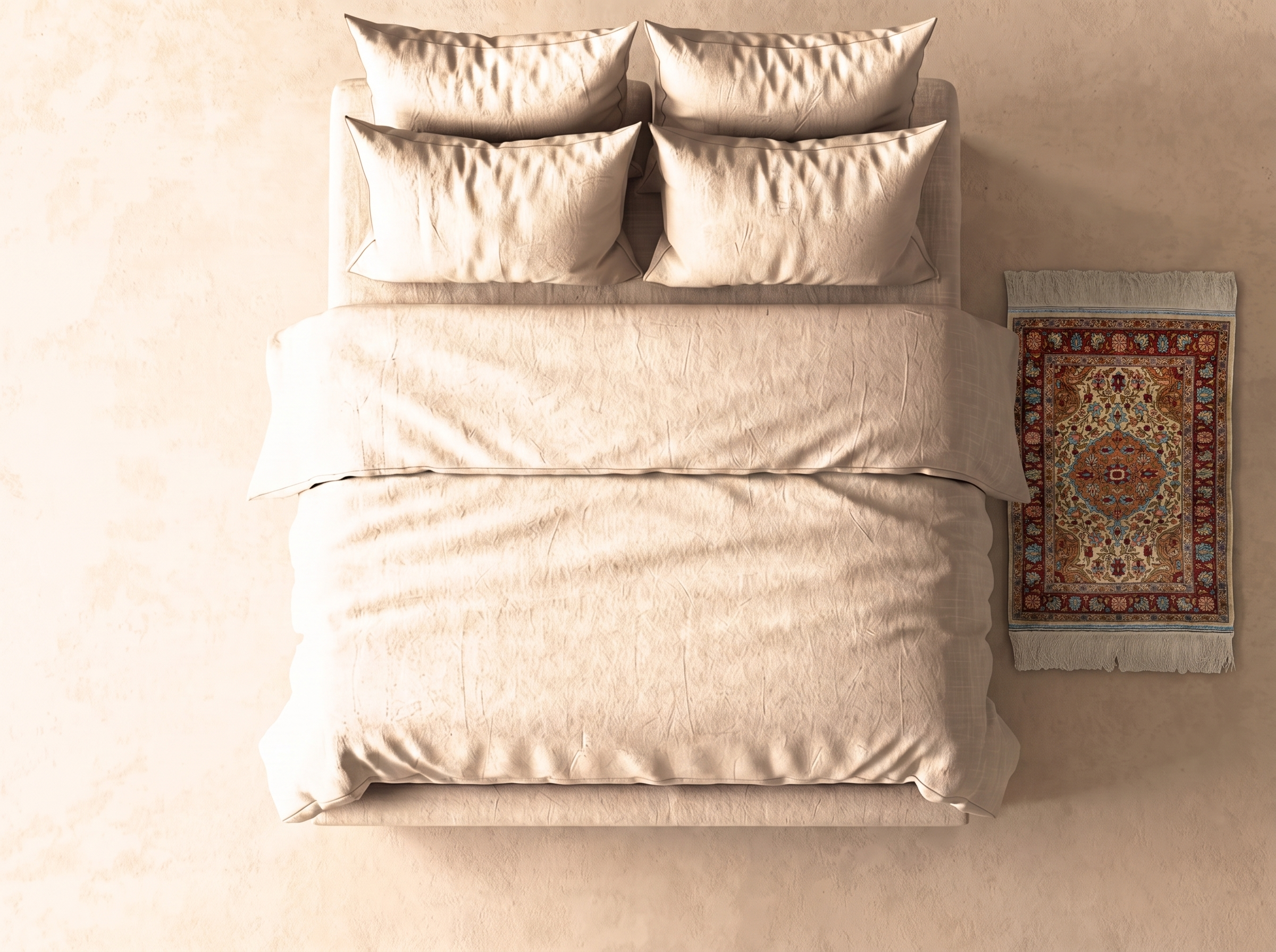 Hereke silke (Semi Antik) 71x50 cm i sovrum