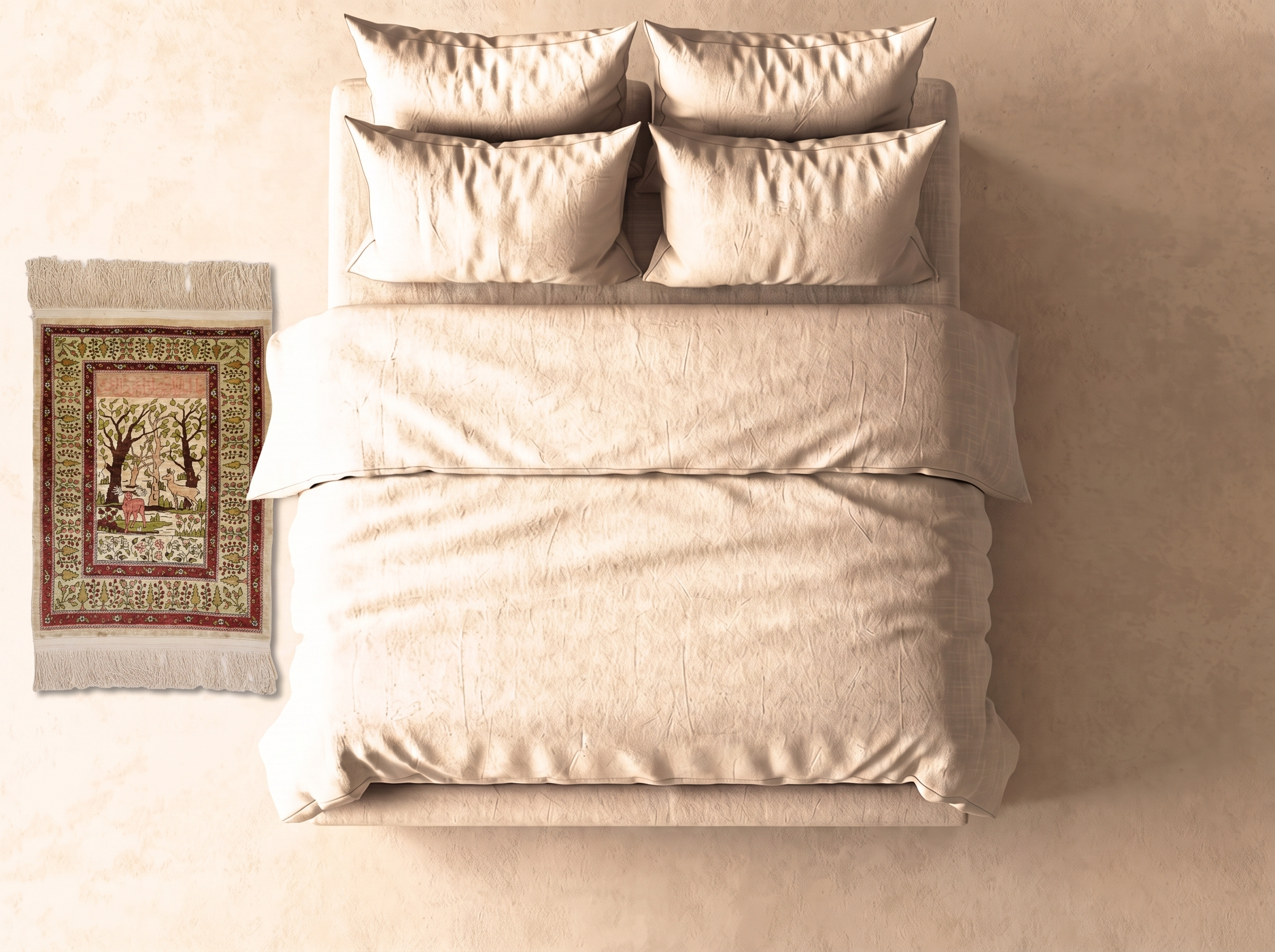 Hereke silke (Semiantik) 62x44 cm i sovrum