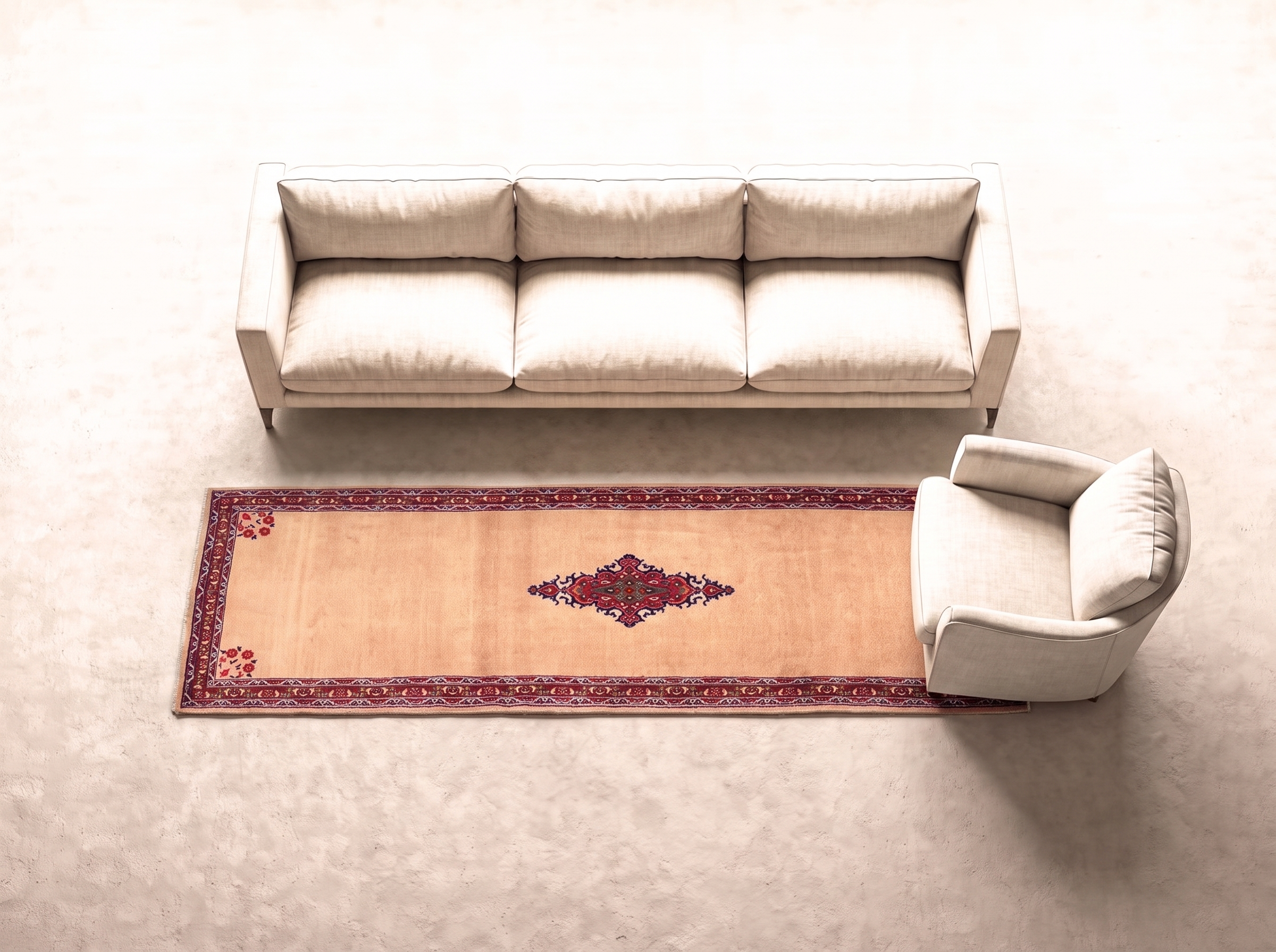 Moud 320x108 cm i vardagsrum