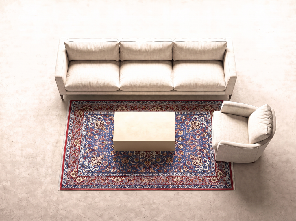 Esfahan 172x110 cm i vardagsrum