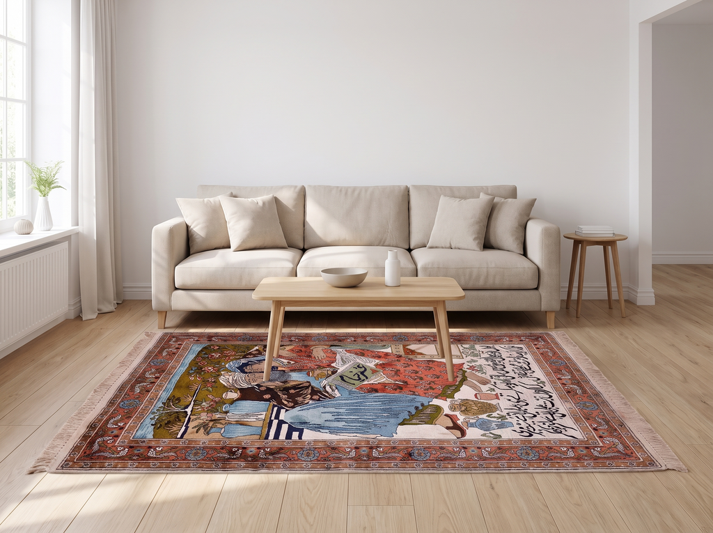 Miljöbild: Kashmir silke 189x119 cm