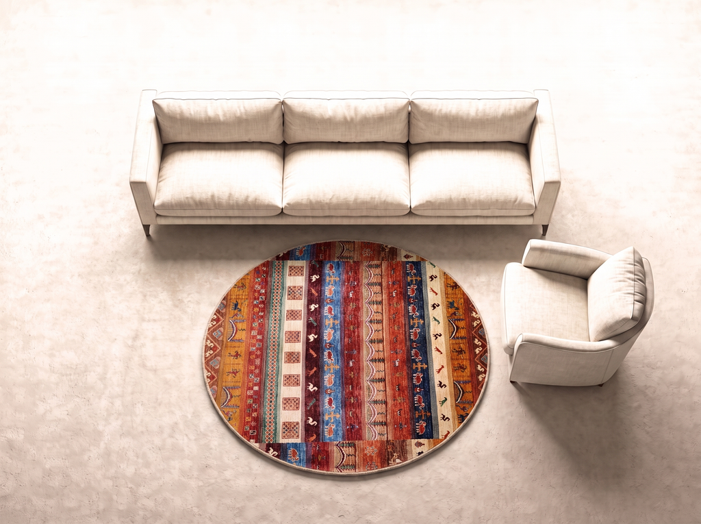 Kandahar 154x152 cm i vardagsrum