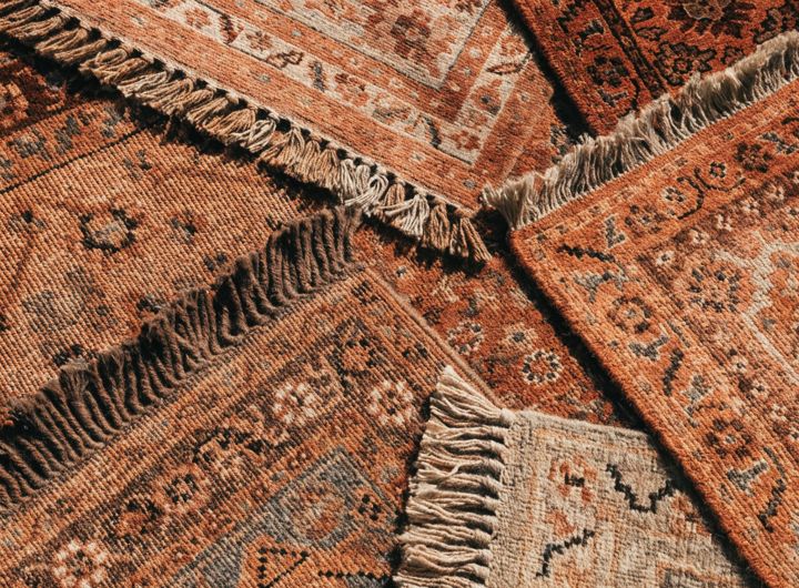 Terrakotta mattor, närbild på textur
